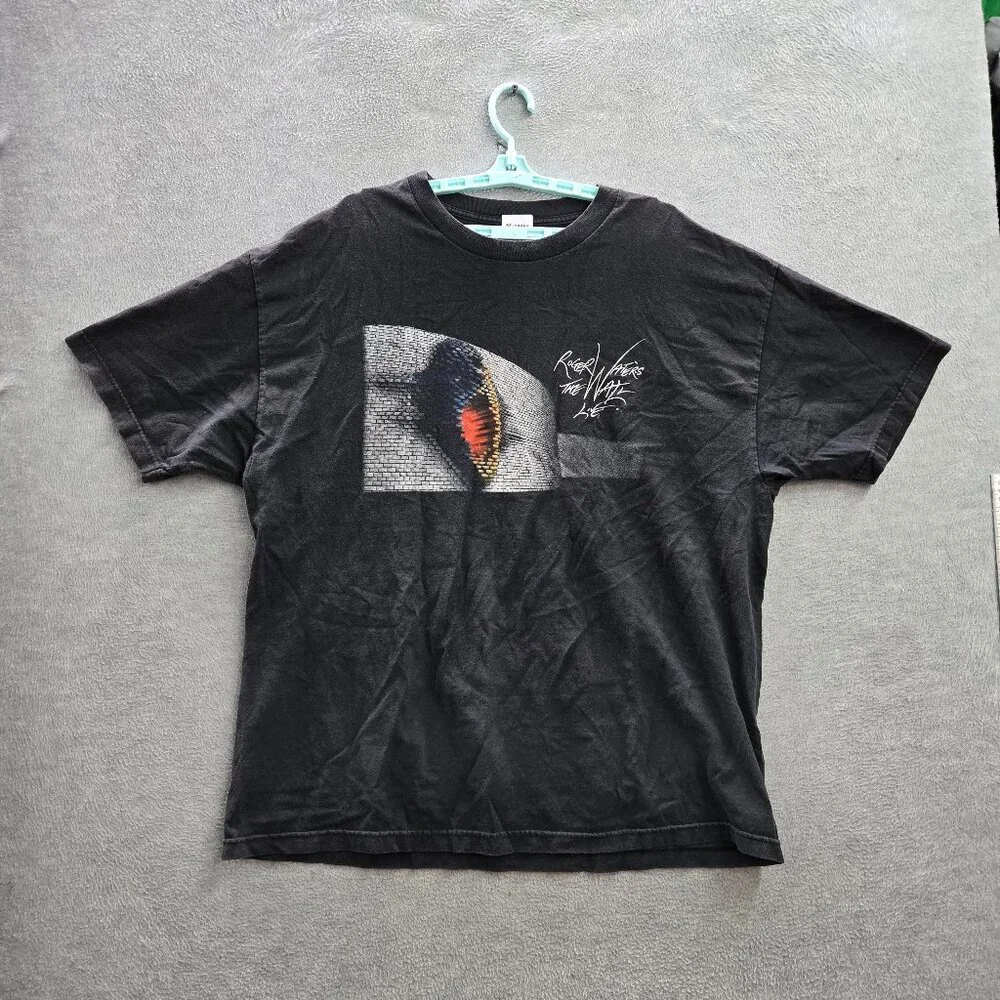 Roger Waters Men Shirt 2XL Black The Wall Tour Concert 2010 Y2K Tee